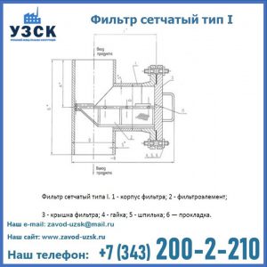 Фильтр сетчатый ФС по Т-ММ-11-2003 в Москве