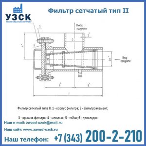 Фильтр сетчатый ФС по Т-ММ-11-2003 в Москве